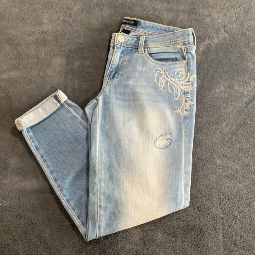 White House Black Market girlfriend jeans